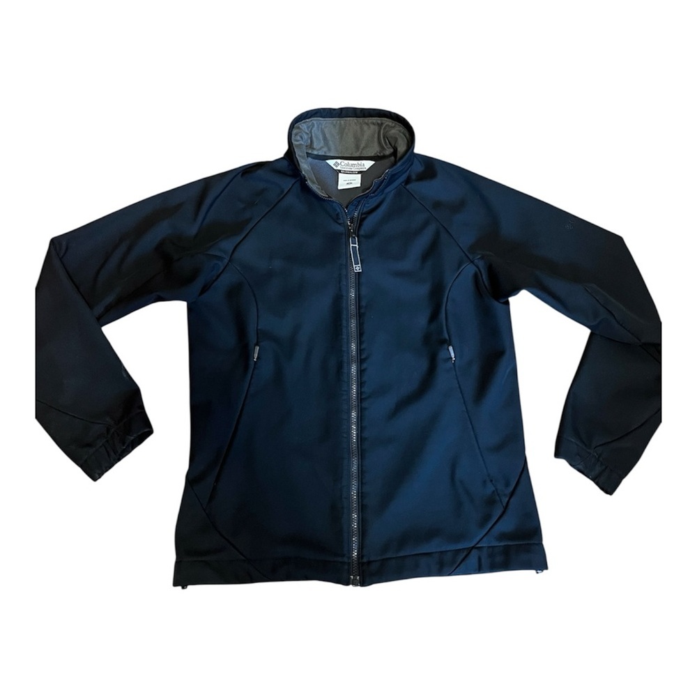 Columbia Black Full-Zip Softshell Jacket size M
